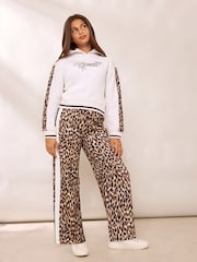 Lipsy Leopard Print Hoodie and Joggers Sweat Set (5-14yrs) - Imagen 1 de 5