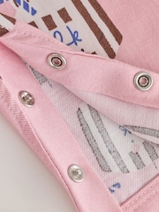 Pink Milk Club Baby Long Sleeve Bodysuit And Woven Dungarees Set 2 Piece (0mths-2yrs) - Image 11 of 11