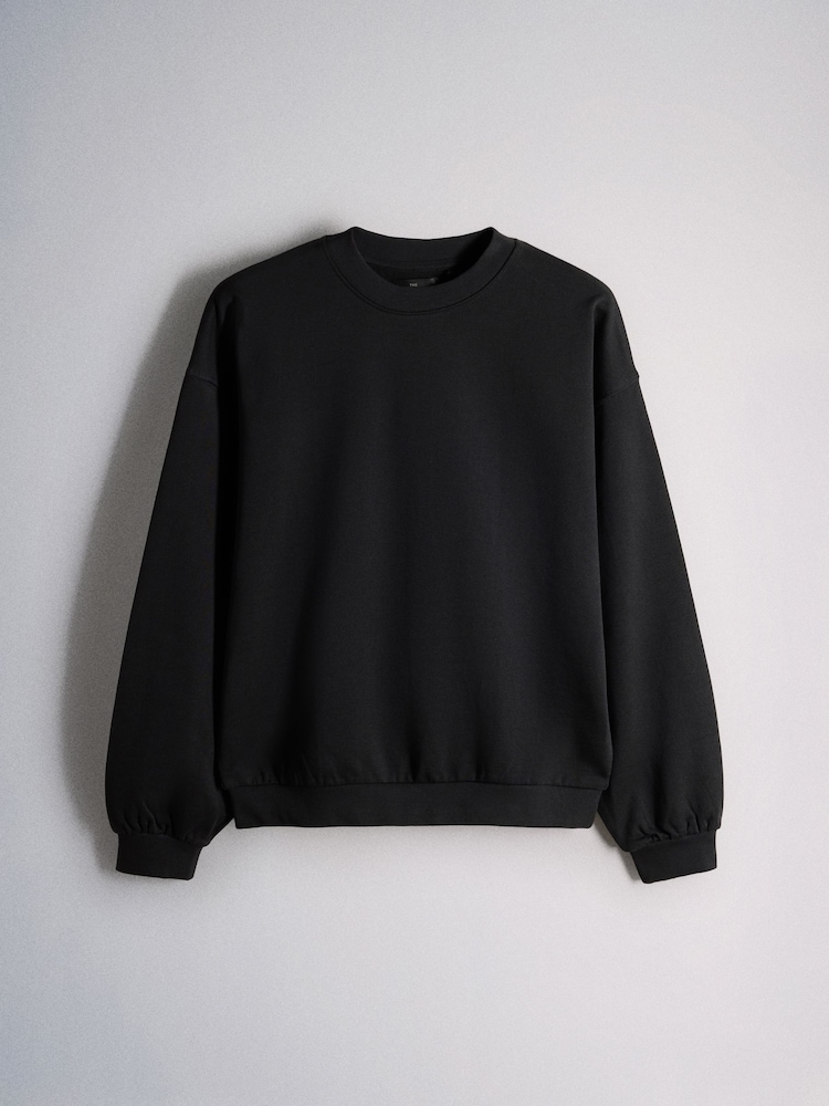 The Set Crew Neck Sweatshirt Black - Image 1 of 3