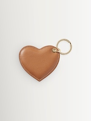 Aspinal of London Brown Heart Keyring - Image 2 of 2