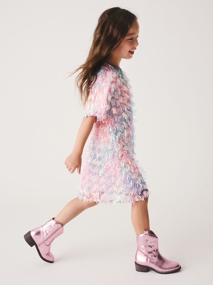 Mehrfarbig/Regenbogen - Kleid mit Quasten (3–16 Jahre) - Bild 4 von 4 Mehrfarbig/Regenbogen - Kleid mit Quasten (3–16 Jahre) - Bild 4 von 4