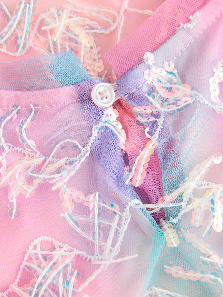 Multi Rainbow Tassel Dress (3-16yrs) - Image 8 of 8 Multi Rainbow Tassel Dress (3-16yrs) - Image 8 of 8