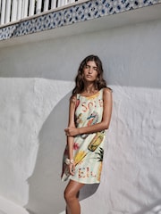 Mosaic Conversational Jersey Shift Dress - Image 2 of 5