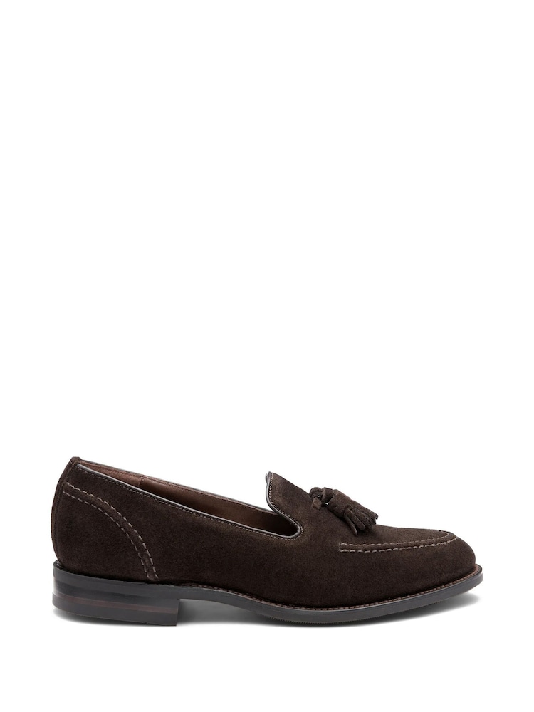 Loake Brown Wide Fit Tassel Loafers - Image 1 of 1