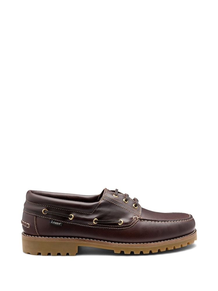 Loake vaxiga läder Commando-sula Skor - Bild 1 av 3