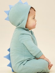 MORI Mint Dino Spike Supersoft Onesie - Imaginea 2 din 7