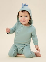 MORI Mint Dino Spike Supersoft Onesie - Imaginea 4 din 7