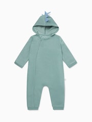 MORI Mint Dino Spike Supersoft Onesie - Imaginea 5 din 7