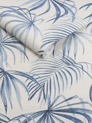Cream Palm Print 10M Wallpaper - Image 3 of 3