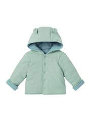 MORI Blue Cosy Ribbed Reversible Coat - Image 2 of 2