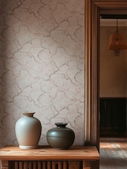 Galerie Wallcoverings Beige Horizon Floral A4 Wallpaper Sample - Image 3 of 5