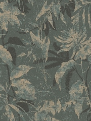 Galerie Wallcoverings Blue Horizon Tree Leaf A4 Wallpaper Sample - Image 3 of 5