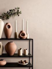 Galerie Wallcoverings Pink Terra Plain Texture Clay A4 Wallpaper Sample - Image 1 of 2