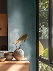 Galerie Wallcoverings Blue Horizon Plain Texture A4 Wallpaper Sample - Image 1 of 5