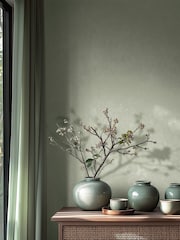 Galerie Wallcoverings Green Horizon Plain Texture A4 Wallpaper Sample - Image 3 of 5