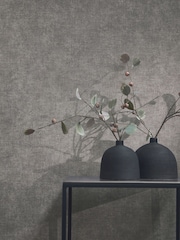 Galerie Wallcoverings Grey Horizon Plain Texture A4 Wallpaper Sample - Image 1 of 4