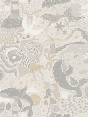 Galerie Wallcoverings Beige Resan Nautical A4 Wallpaper Sample - Image 2 of 2