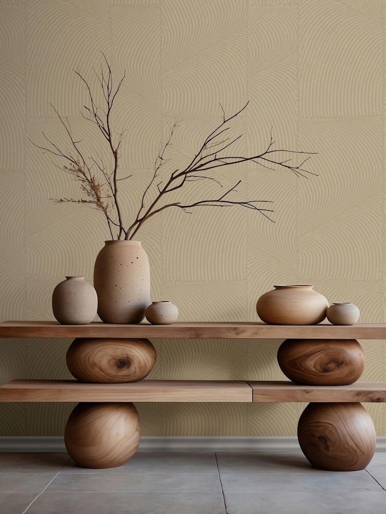 Galerie Wallcoverings Beige Terra Abstract Clay A4 Wallpaper Sample - Image 1 of 2