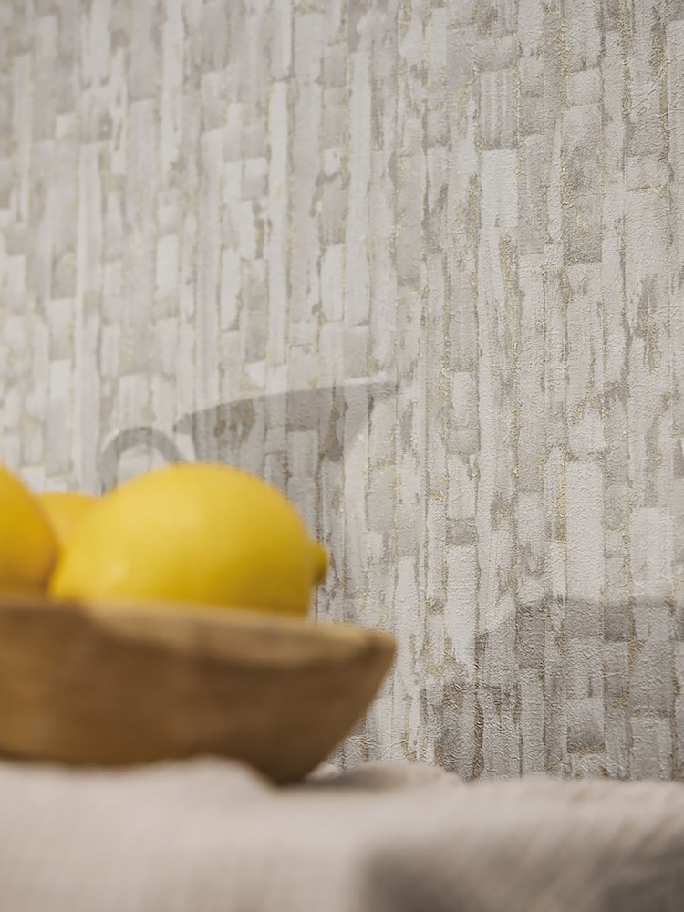 Galerie Wallcoverings Grey Horizon Wood A4 Wallpaper Sample - Image 1 of 5