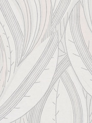 Galerie Wallcoverings White Horizon Tree Leaf A4 Wallpaper Sample - Image 2 of 5