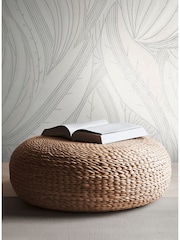 Galerie Wallcoverings White Horizon Tree Leaf A4 Wallpaper Sample - Image 3 of 5