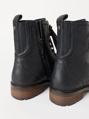 FatFace Marlow Black Wide Fit Leather Wide Fit Ankle Boot - Image 3 of 3