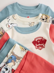 Blue/Ecru/Red Paw Patrol Snuggle Pyjamas 3 Pack (9mths-9yrs) - Image 5 of 9