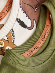 Green/Ecru Gruffalo Snuggle Pyjamas 2 Pack (9mths-8yrs) - Image 10 of 11