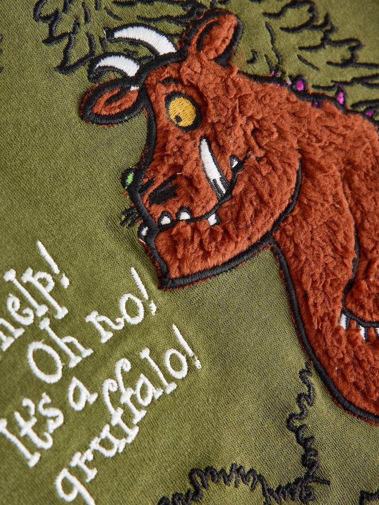 Green/Ecru Gruffalo Snuggle Pyjamas 2 Pack (9mths-8yrs) - Image 11 of 11