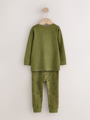 Green/Ecru Gruffalo Snuggle Pyjamas 2 Pack (9mths-8yrs) - Image 8 of 11