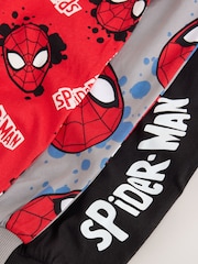 Red/Black/Grey - Spiderman Long Sleeve Jogger Pyjamas 3 Pack (12mths-10yrs) - Attēls 10 no 10