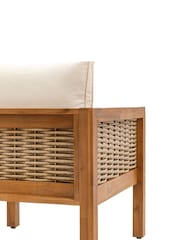 Gallery Home Natural Berlin Garden Lounge Set - Image 5 of 9