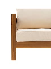 Gallery Home Natural Berlin Garden Lounge Set - Image 6 of 9