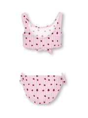 ONLY KIDS Red Strawberry Print Bikini - Image 2 of 3