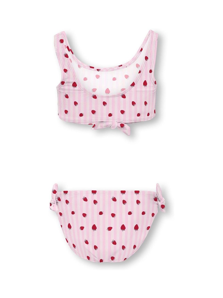 ONLY KIDS Red Strawberry Print Bikini - Image 2 of 3