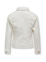 ONLY KIDS White Denim Jacket - Image 4 of 4