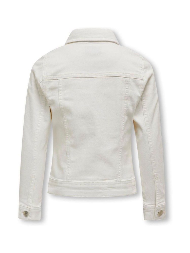 ONLY KIDS White Denim Jacket - Image 4 of 4 ONLY KIDS White Denim Jacket - Image 4 of 4