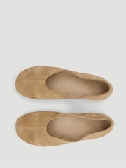 Hush Brown Bertie Round Toe Suede Ballet Flats - Image 5 of 5