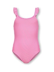 Stripe Older Girls Swimsuit - Image 1 of 2