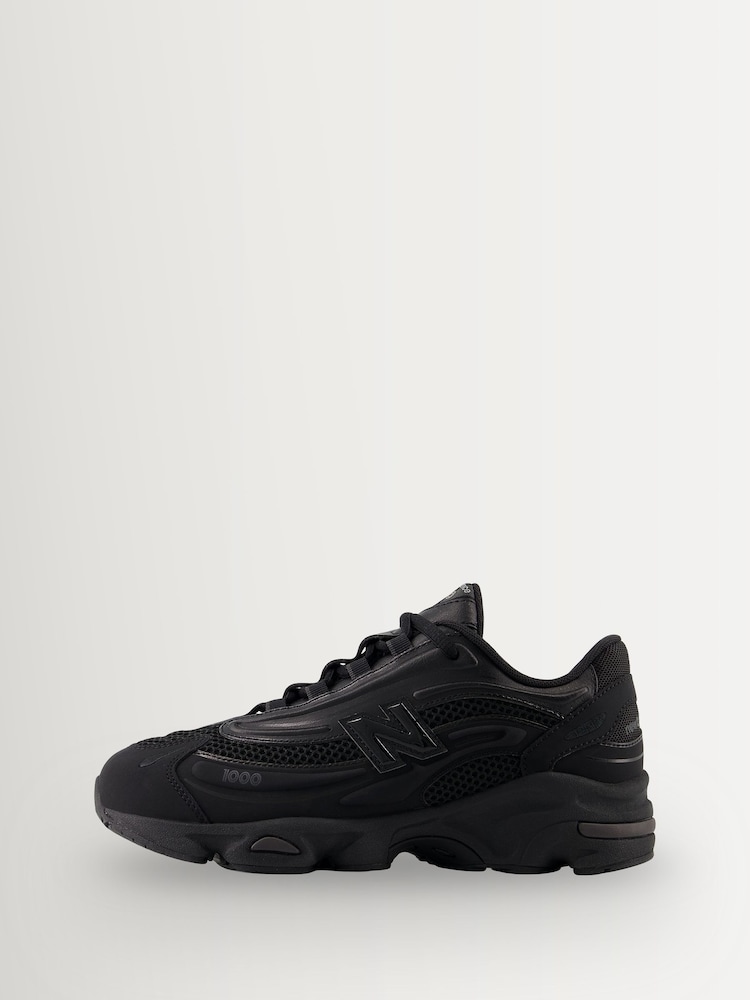 New Balance Black 1000 Youth Trainers - Image 2 of 6