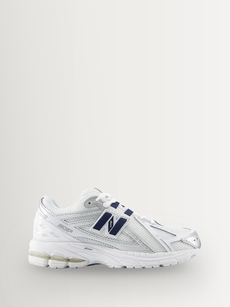 New Balance White/Black 1906 Youth Trainers - Image 1 of 6