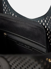 Mint Velvet Black Harlow Leather Tote Bag - Image 4 of 4