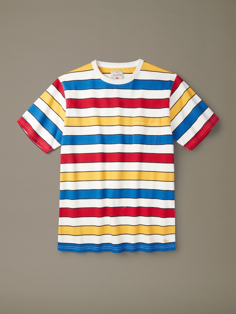 Aubin Yellow Santon Relaxed T-Shirt - Image 1 of 1