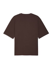 Puma Brown Wardrobe Essential Boxy T-Shirt - Image 5 of 5