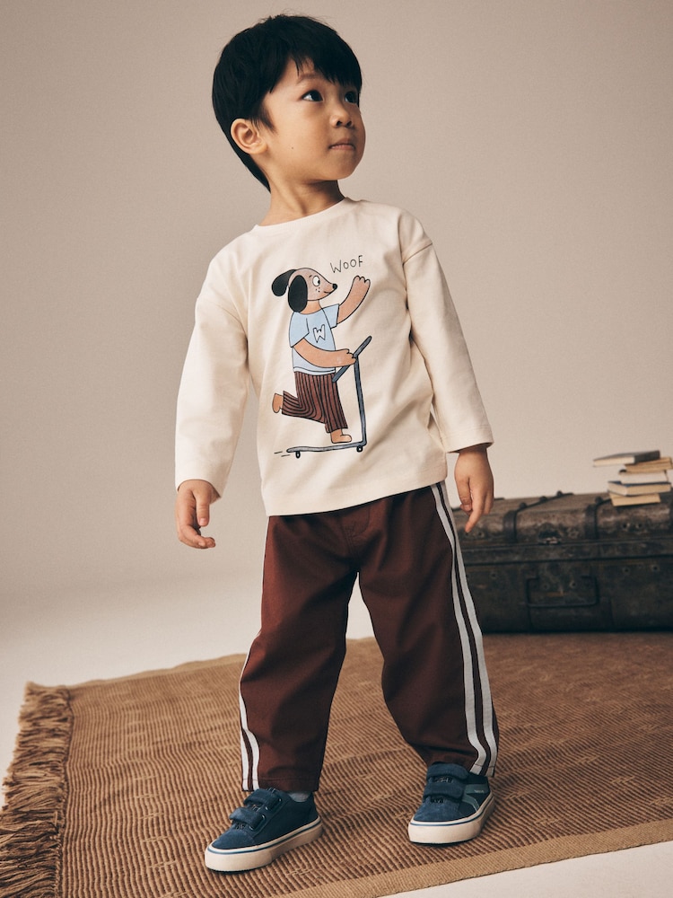 Burgundy Red Barrel Pull On Trousers (3mths-7yrs) - Image 2 of 4 Burgundy Red Barrel Pull On Trousers (3mths-7yrs) - Image 2 of 4