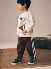 Burgundy Red Barrel Pull On Trousers (3mths-7yrs) - Image 3 of 4