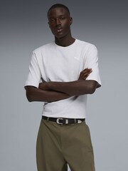 Puma White Wardrobe Essential Boxy T-Shirt - Image 1 of 5