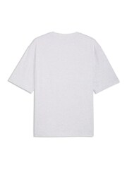 Puma White Wardrobe Essential Boxy T-Shirt - Image 5 of 5
