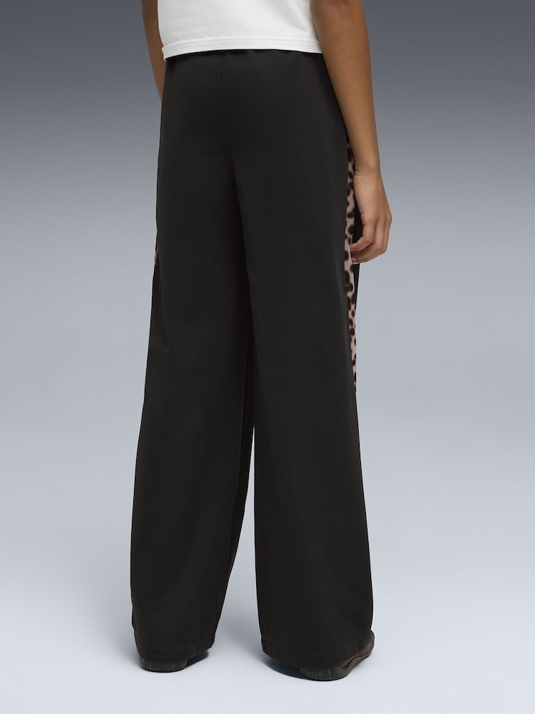 Puma Black T7 Animal Relaxed High Waist Track Trousers - Image 2 of 5