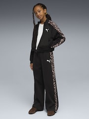 Puma Black T7 Animal Relaxed High Waist Track Trousers - Image 3 of 5